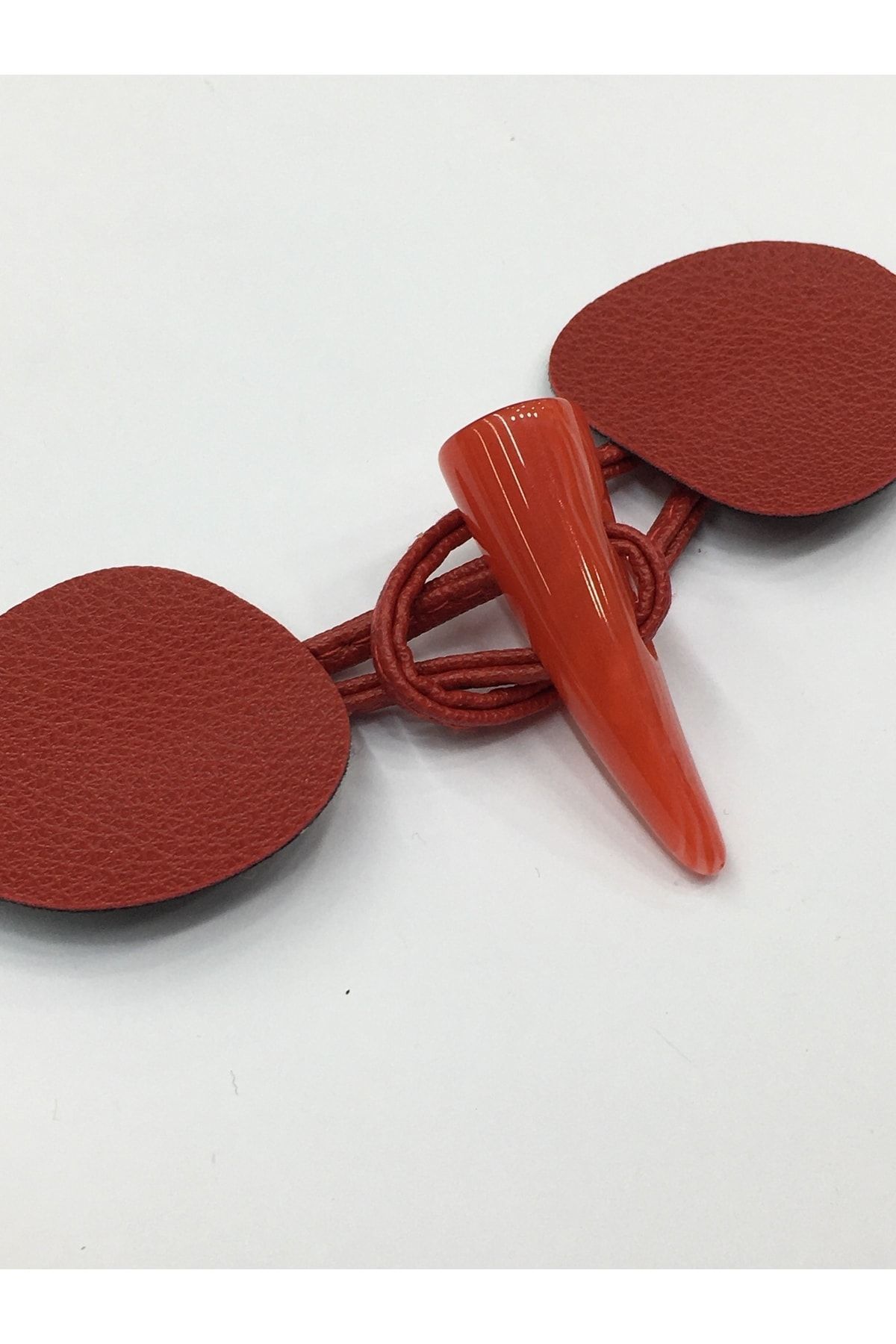 karantuhafiye-Leather Unit Shepherd Button Set Red 2 Pieces 6