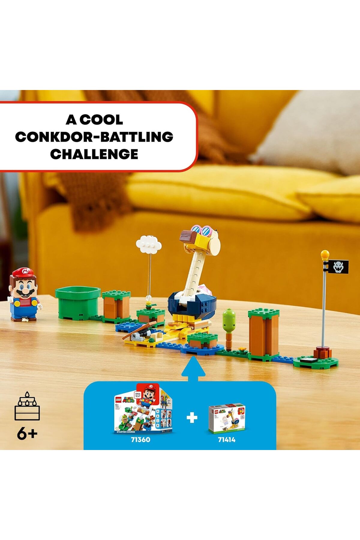 مجموعهٔ الحاقی ضربهٔ سر کانکدور سوپر ماریو ۷۱۴۱۴ لگو