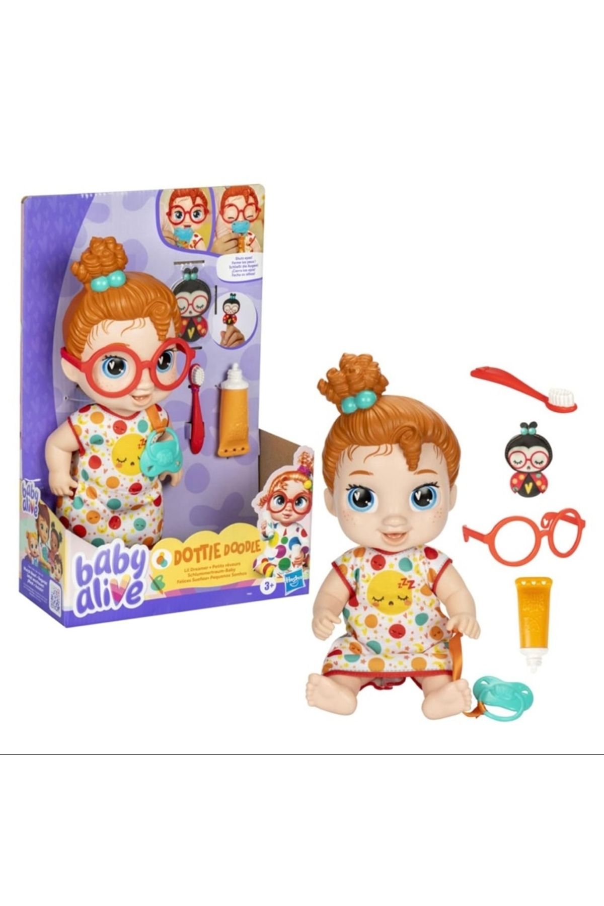 Baby Alive Kızıl Saçlı Uykucu Bebeğim F9965