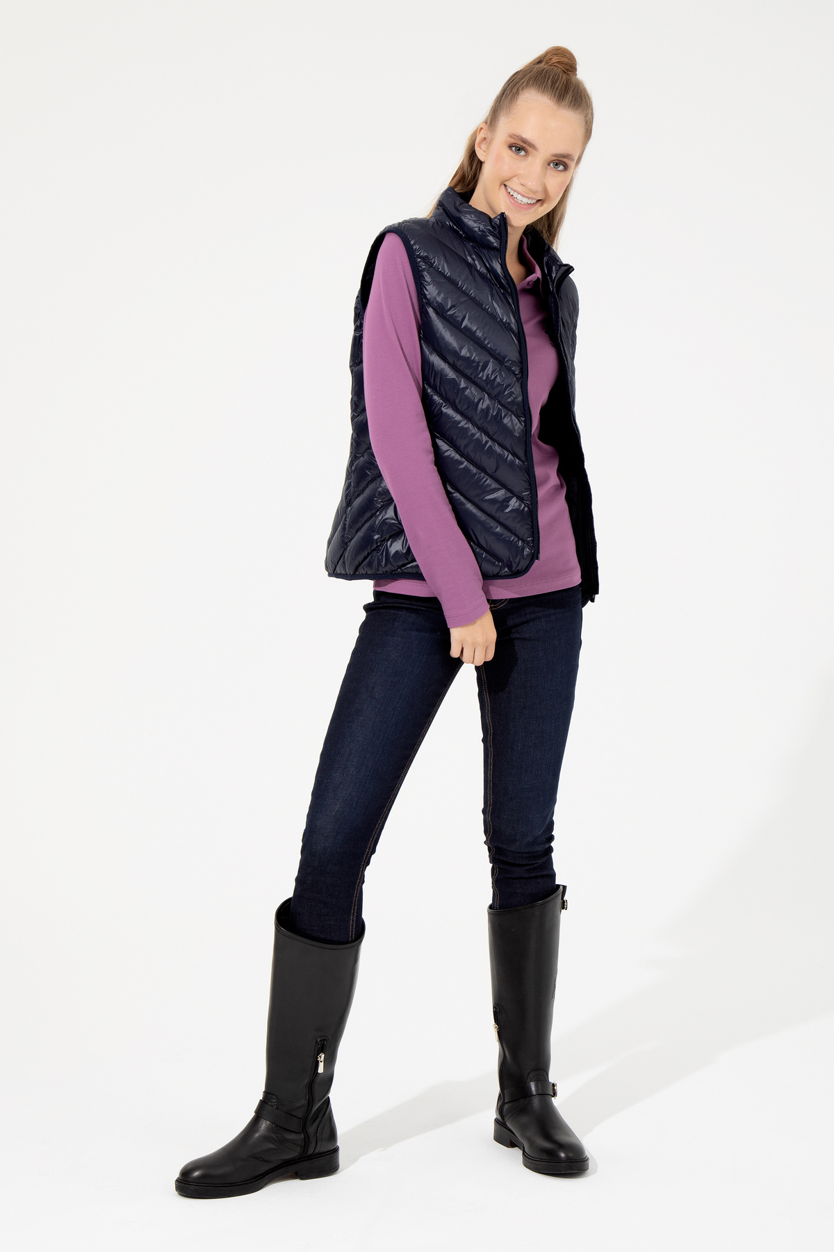 U.S. Polo Assn.-Women's Navy Blue Vest 50254455 -Vr033 4