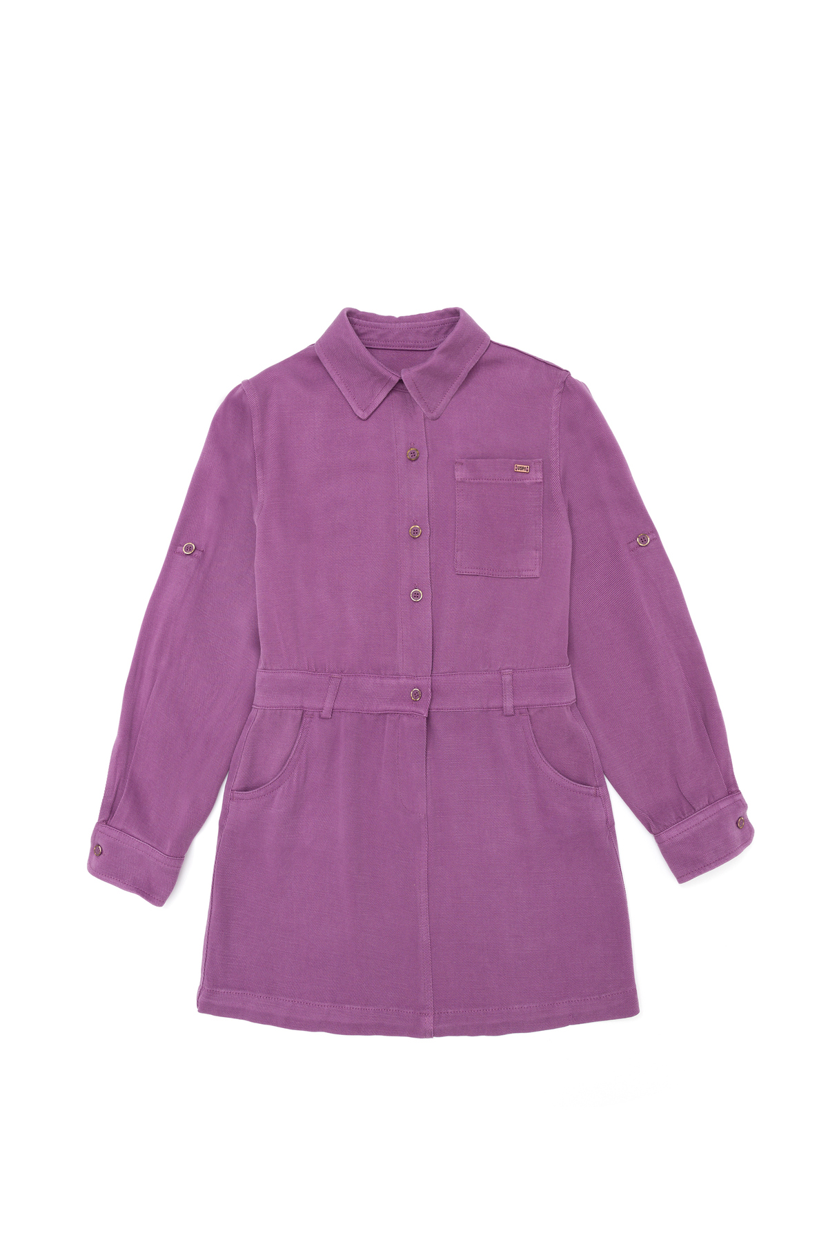 U.S. Polo Assn. Kız Çocuk Menekşe Dokuma Elbise 50252827-VR037
