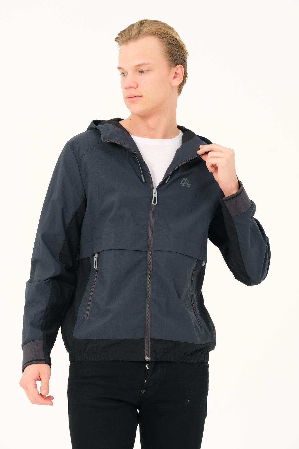 Peaks Windbreaker SP2402 — خاکستری TYCD4EB2731E80FD50 — تصویر 2 از 8