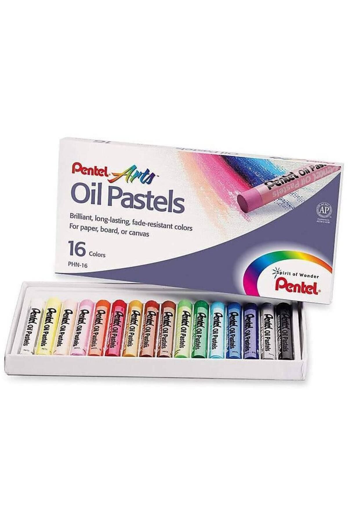 Pentel Arts Yağlı Pastel Boya - 16 Renk / Yphn16