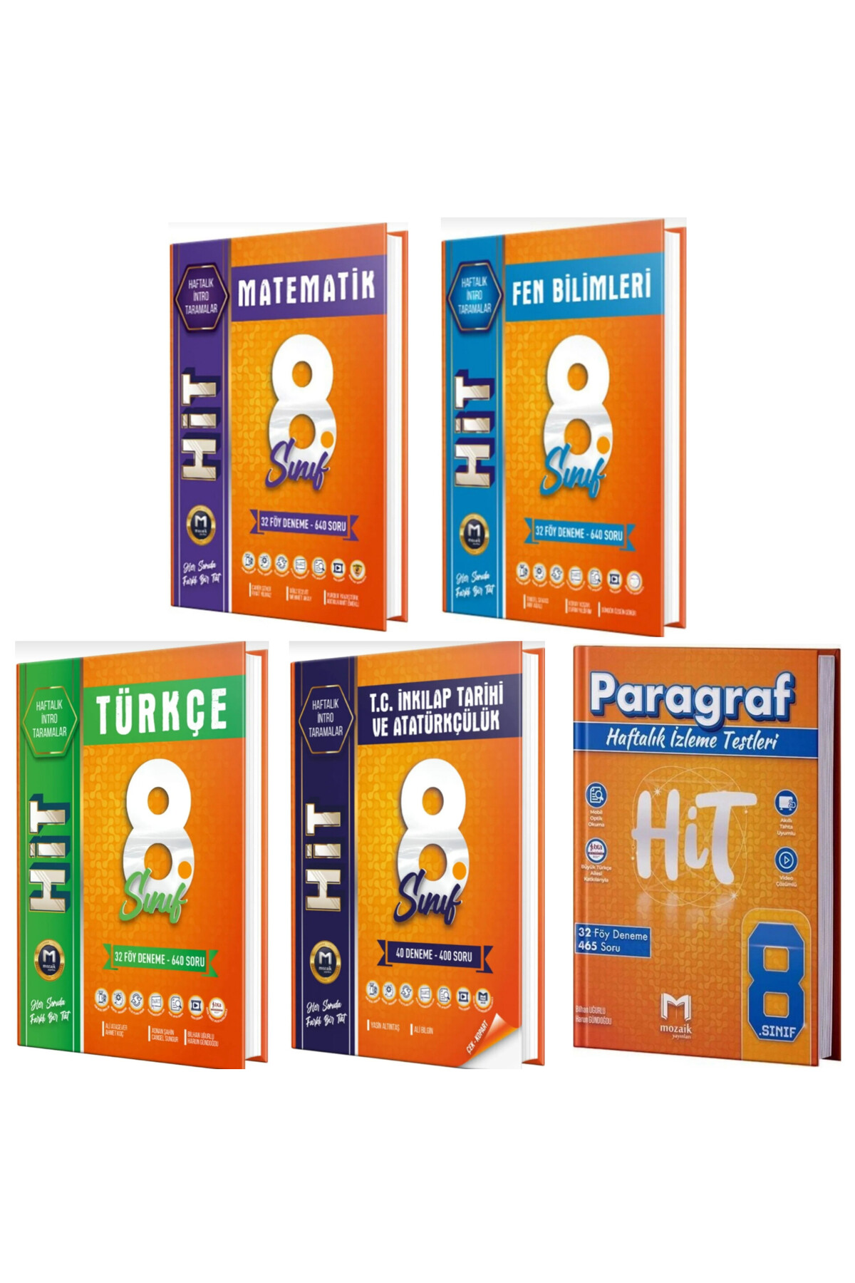 Mozaik Yayınları 8. Sınıf Lgs Matematik Fen Türkçe Inkılap