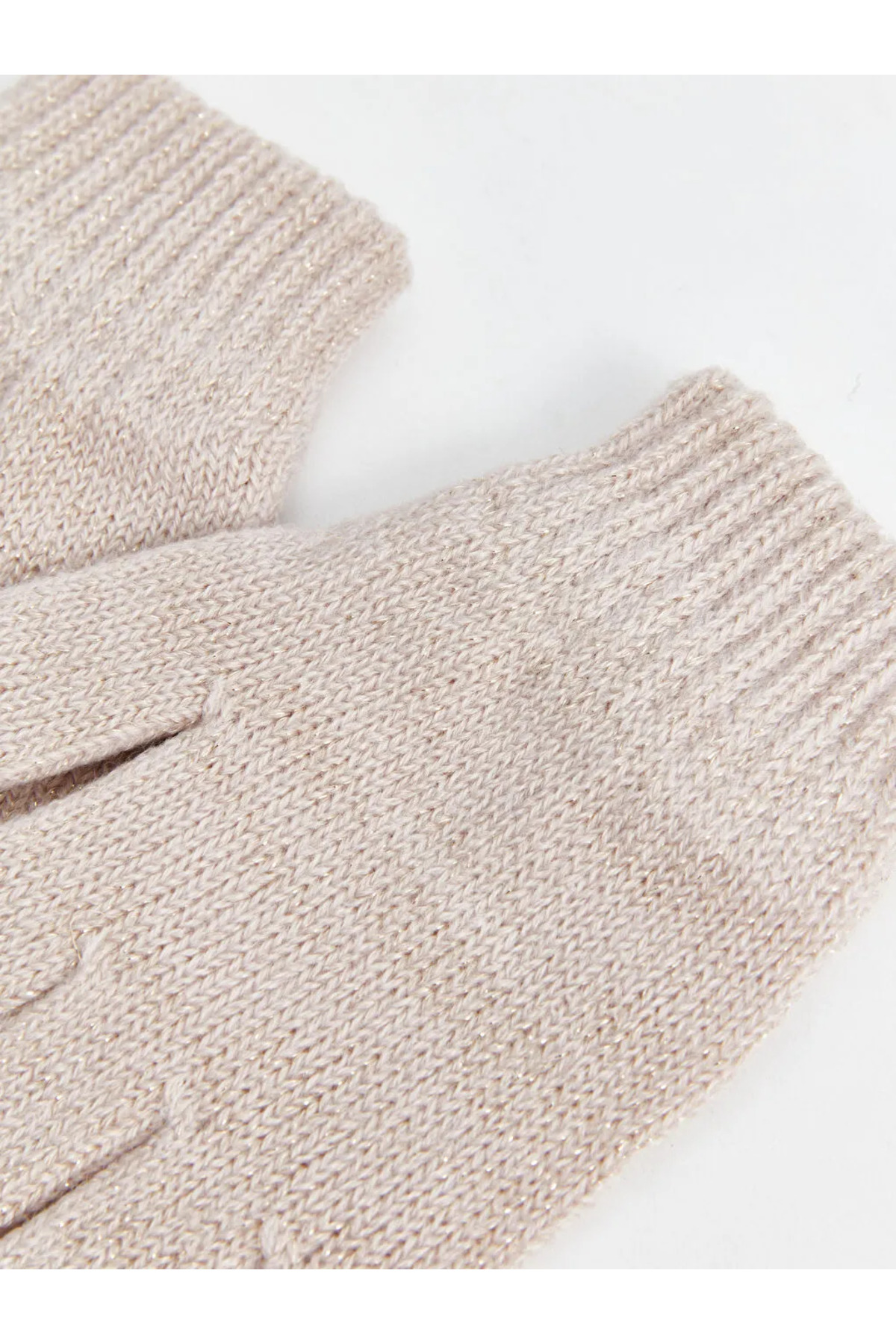 LC Waikiki LCW ACCESSORIES Açık Pembe Basic Kız Bebek Triko Eldiven 2'li fotoğrafı 6 (önizleme)