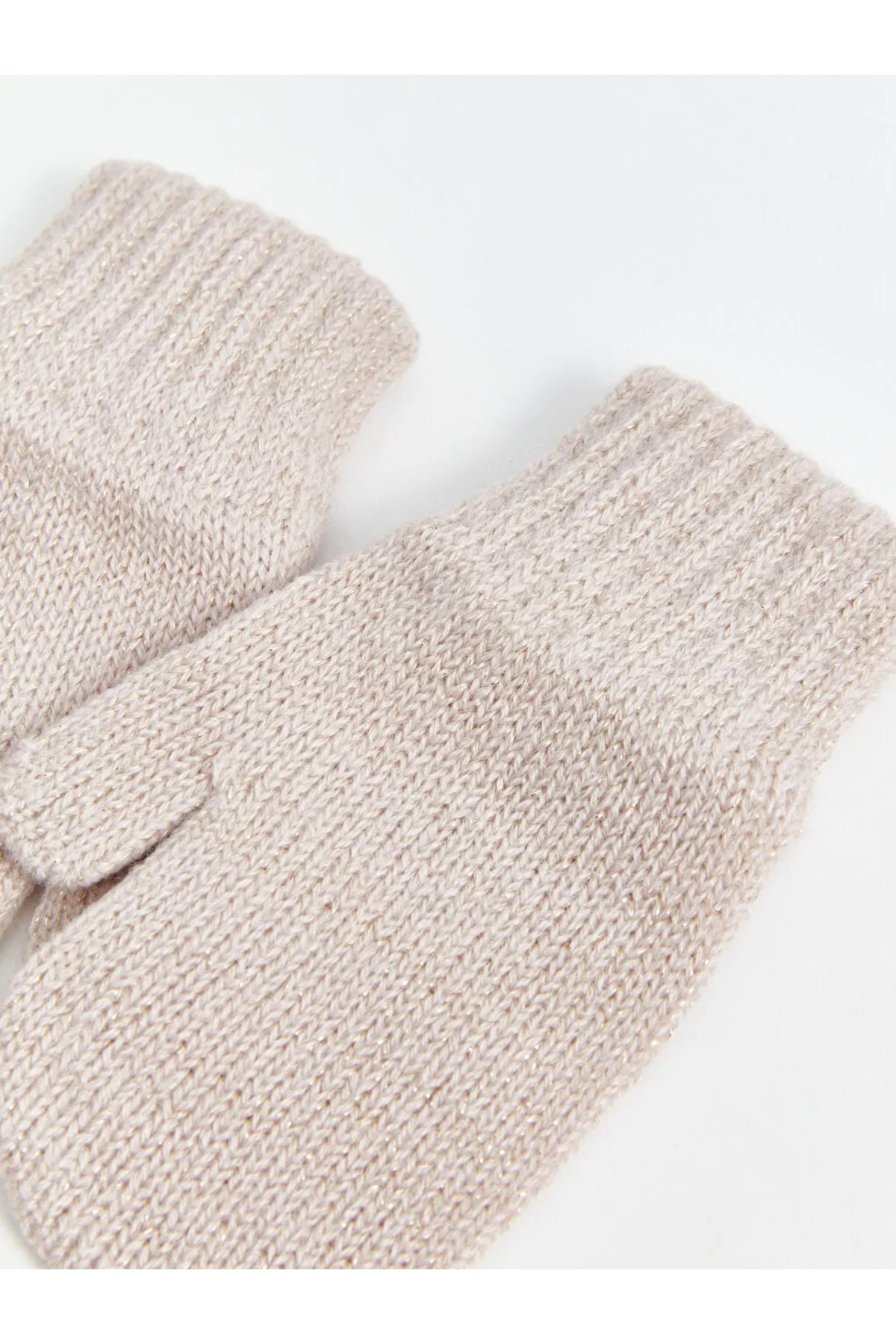 LC Waikiki LCW ACCESSORIES Açık Pembe Basic Kız Bebek Triko Eldiven 2'li fotoğrafı 4 (önizleme)