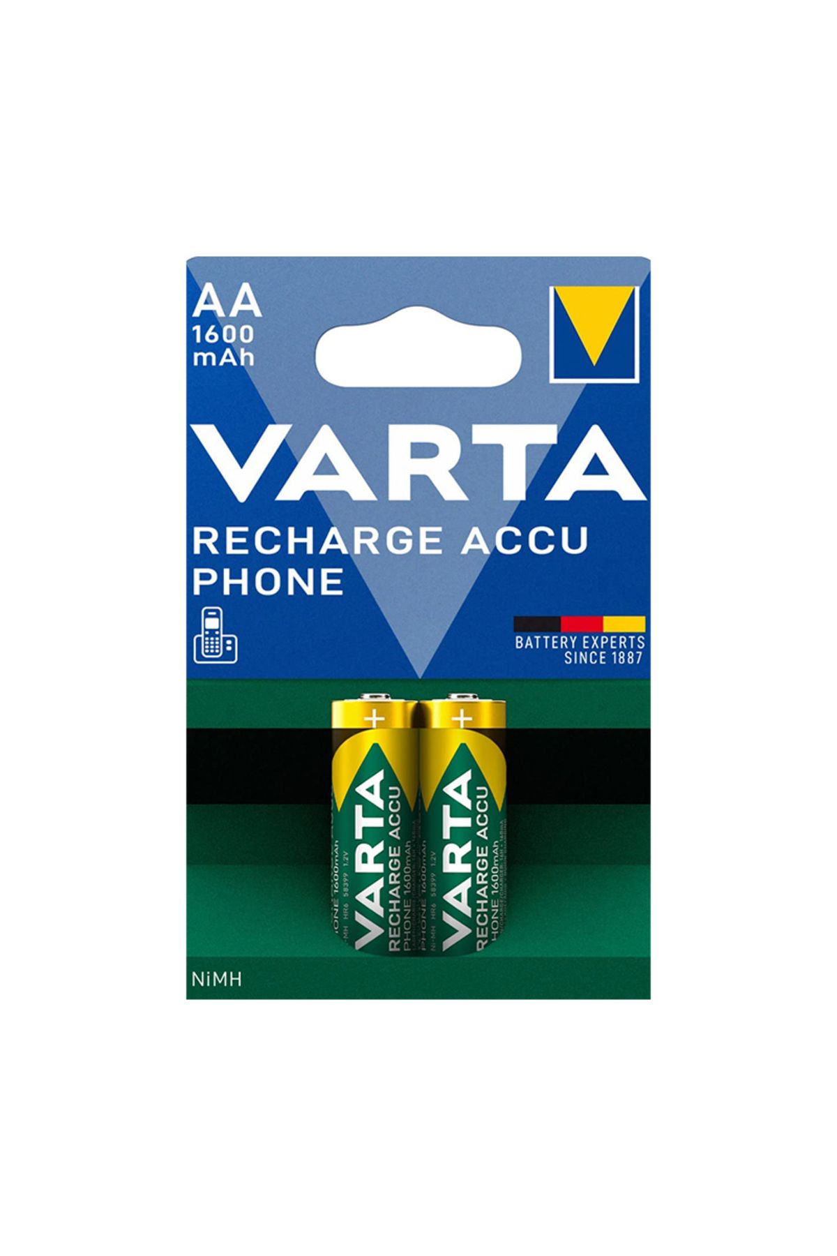 Varta Phone Power Accu Aa / Hr6 1600mah Bls 2 58399201402