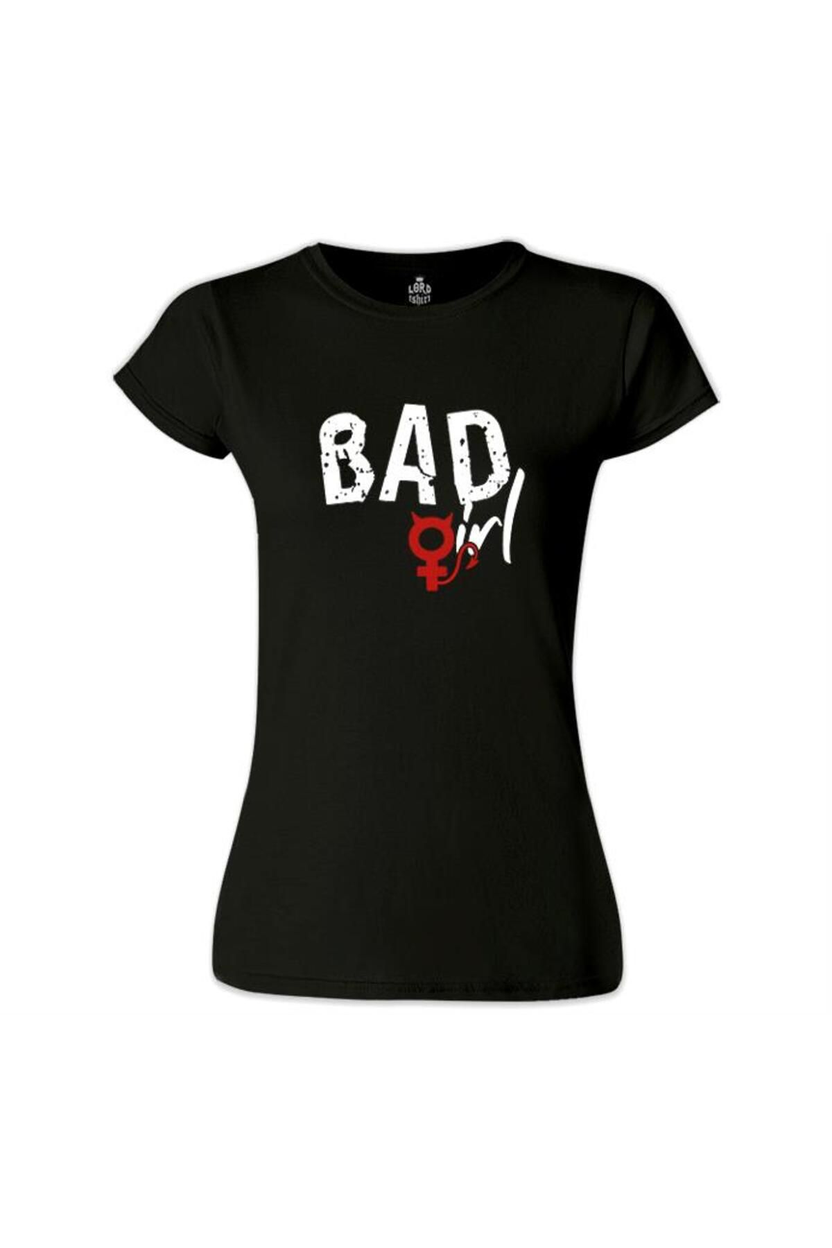 Lord T-Shirt-Bad Girl - Sin Black Women's T-Shirt 1