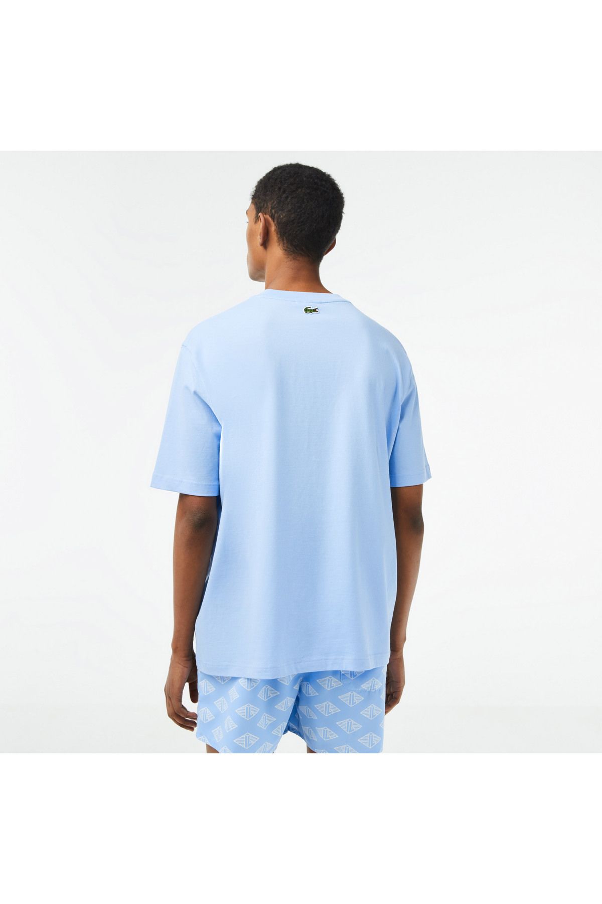 تی شرت آبی مردانه اصلی Lacoste