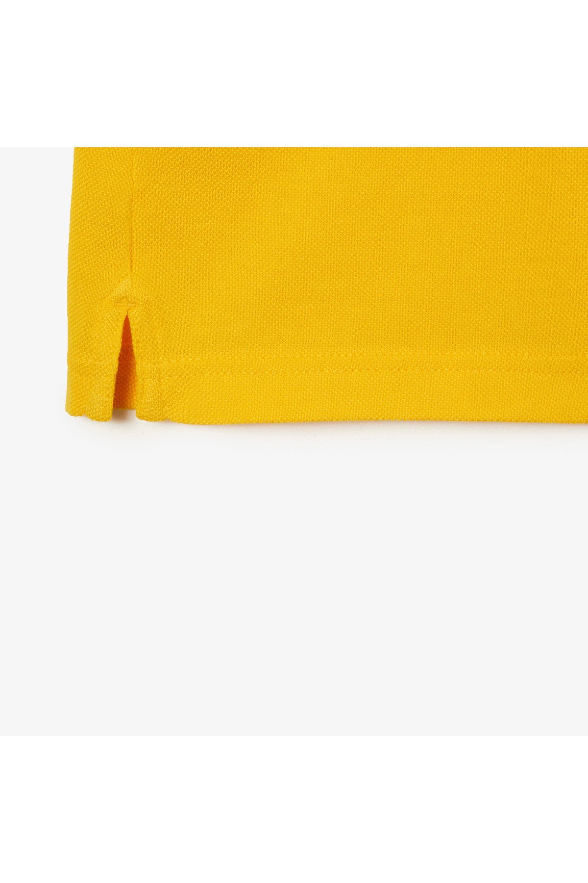 تی شرت یقه پولو زرد مردانه Slim Fit L.12.12 چوگان Lacoste