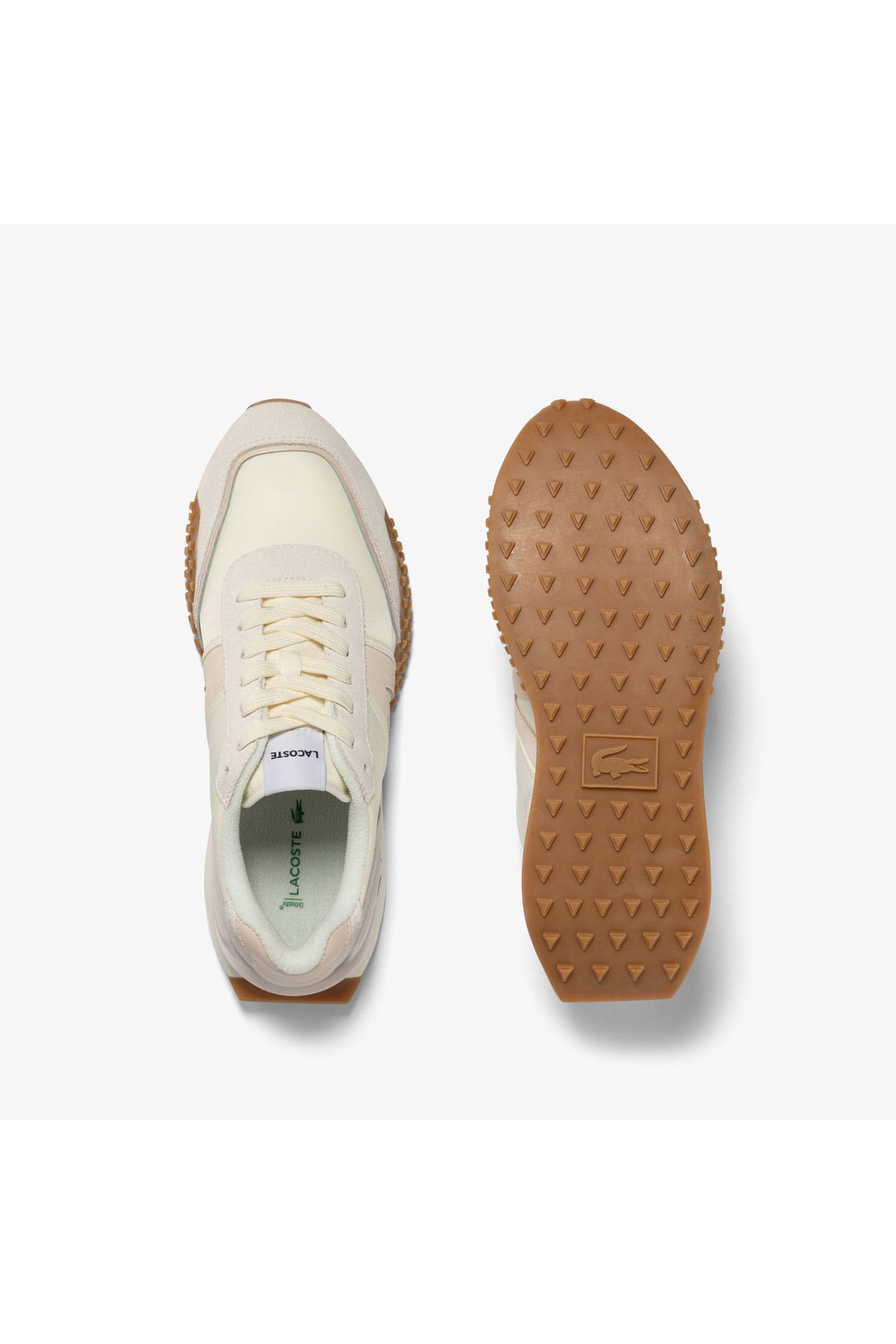 اسنیکر آبی مردانه کفش ورزشی بژ L Spin Deluxe Lacoste