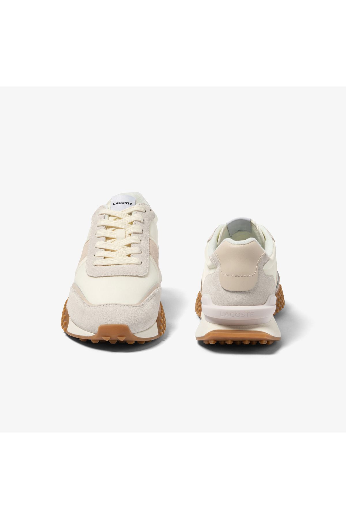 اسنیکر آبی مردانه کفش ورزشی بژ L Spin Deluxe Lacoste
