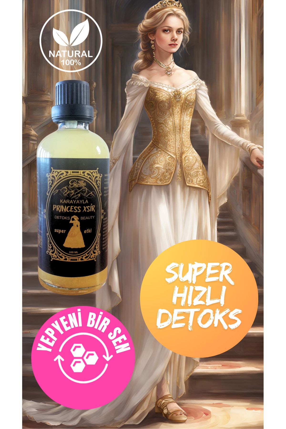 Aynı Günde Süper Detoks Etkisi - Princess Xsir 100 ml