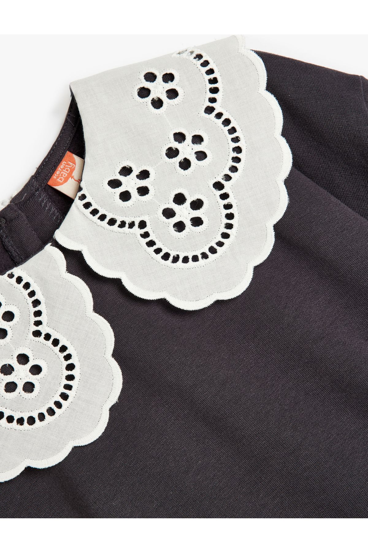 Koton-2er-Set Baby-Kragen-Oberteil und ausgestelltes Hose 3