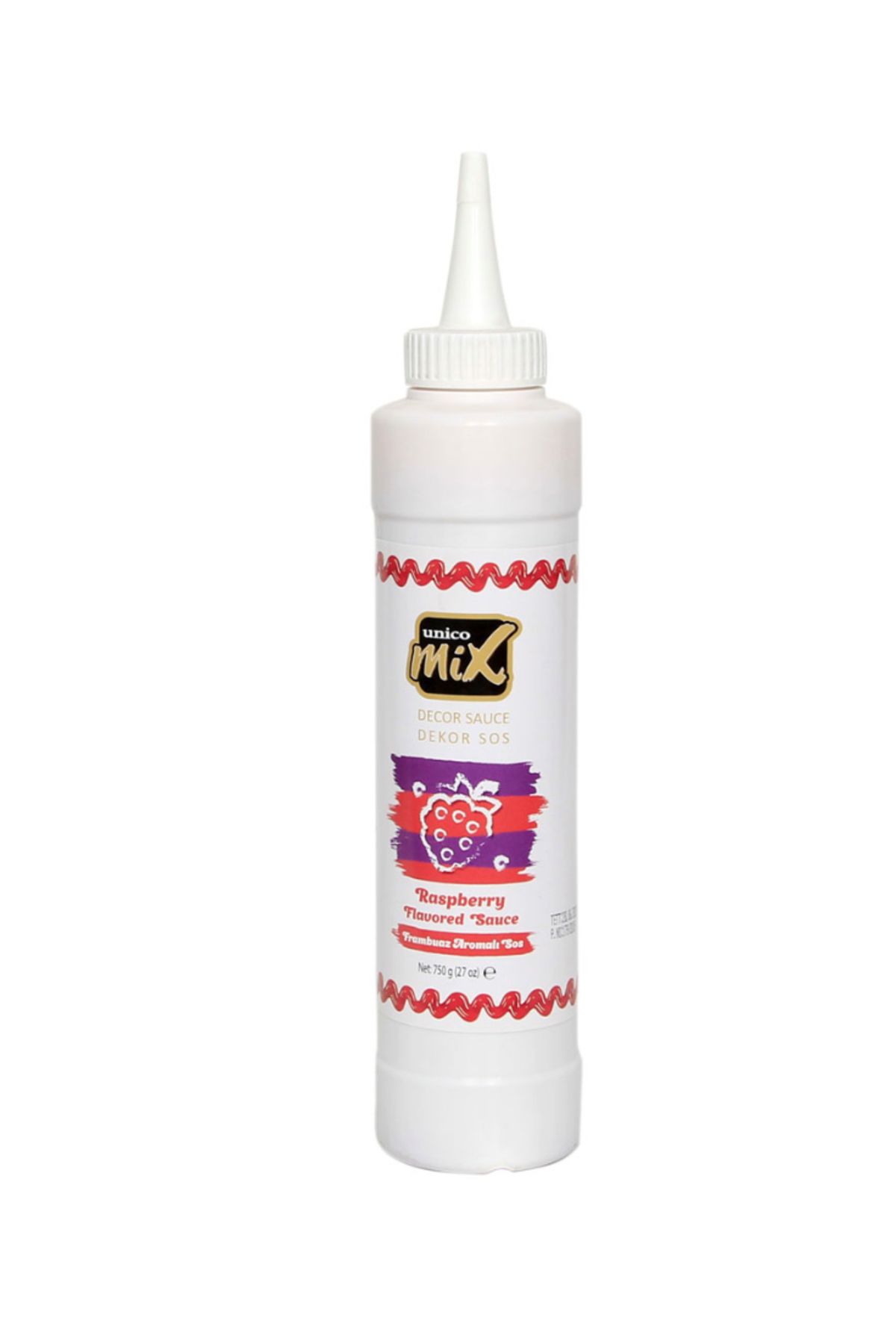 Unicomix UNİCOMIX Frambuaz Dekor sos 750 gr