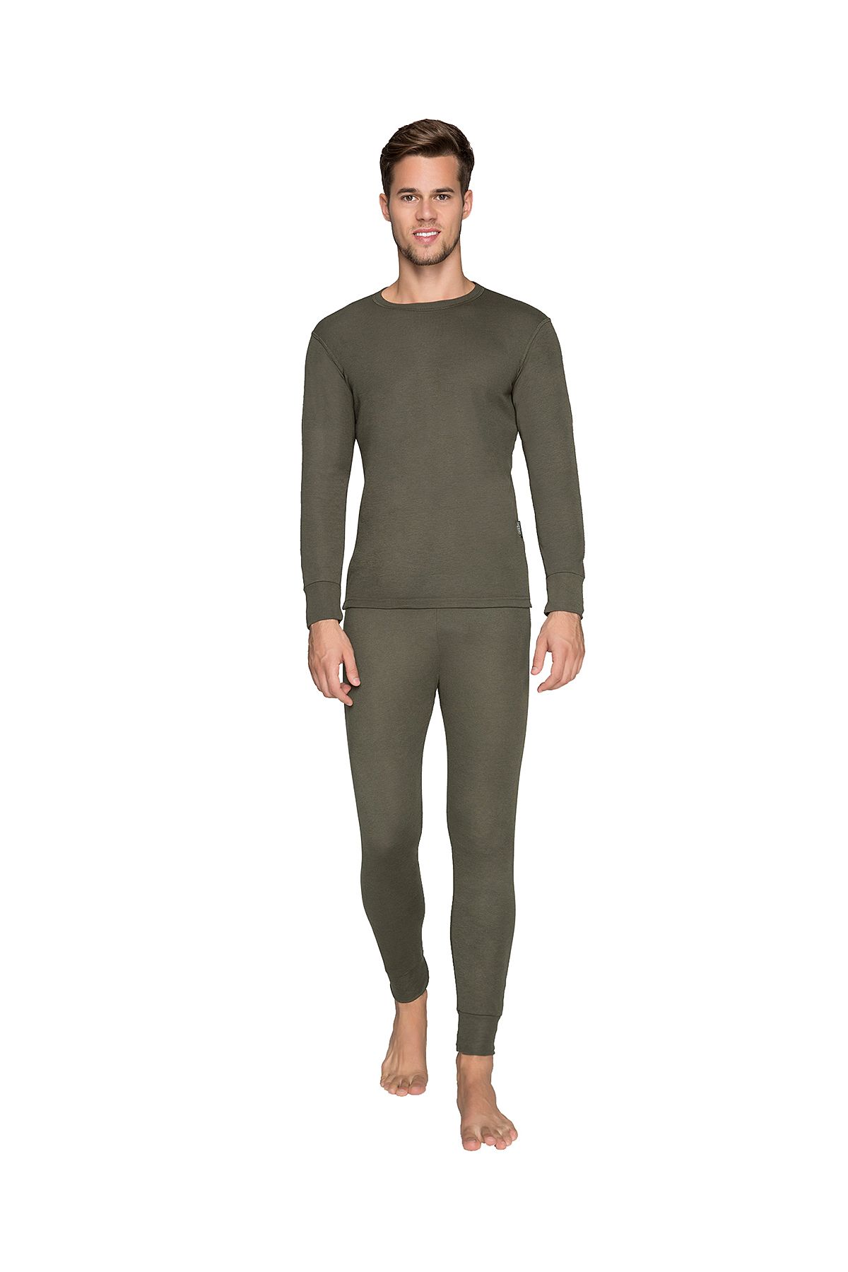 THERMOFORM-Lenjerie termică unisex de culoare kaki 5