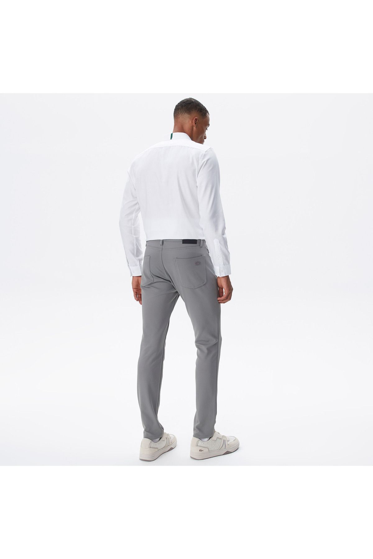 شلوار خاکستری مردانه شلوارهای تیره و باریک Lacoste
