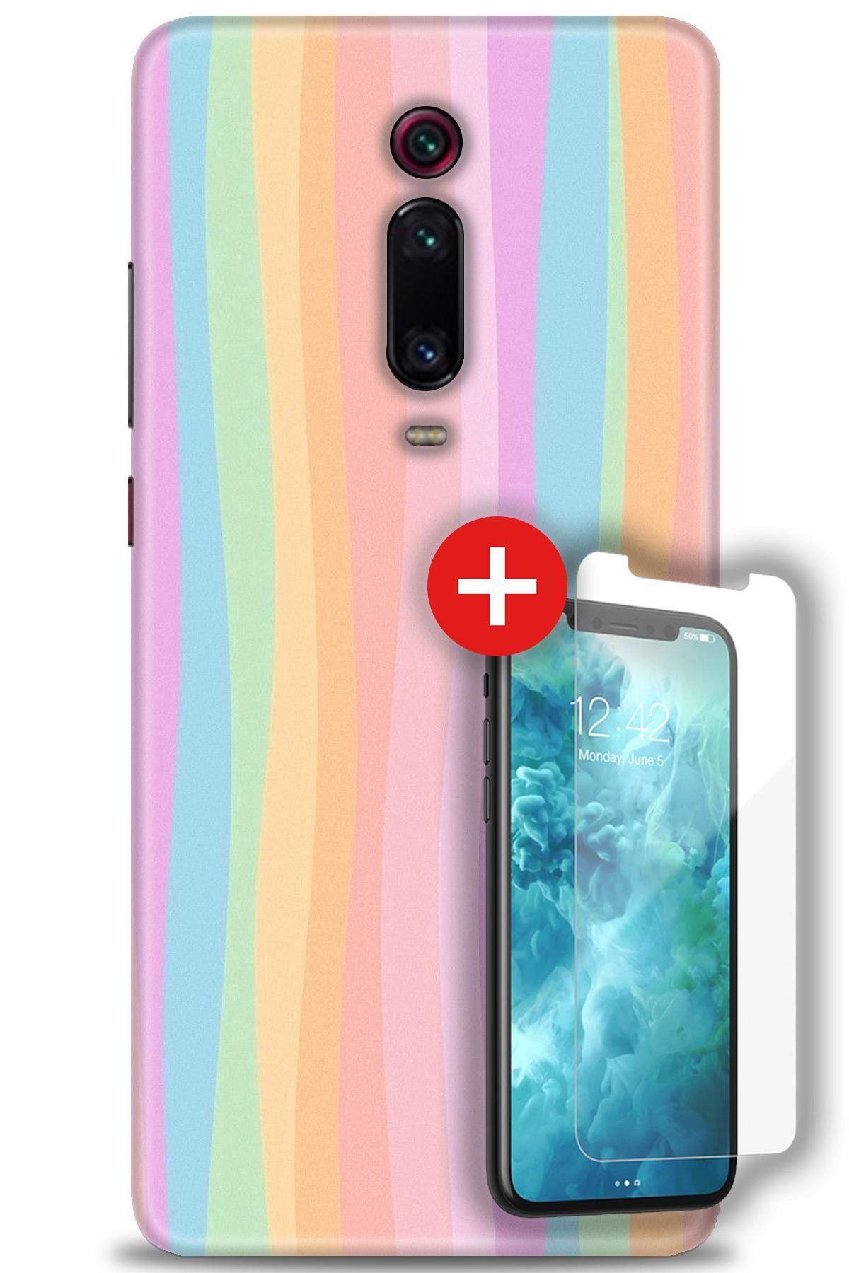 kılıfevreni Xiaomi Mi 9T HD BASKILI KILIF + MAT DAVİN KIRILMAZ EKRAN KORUYUCU  d (51)