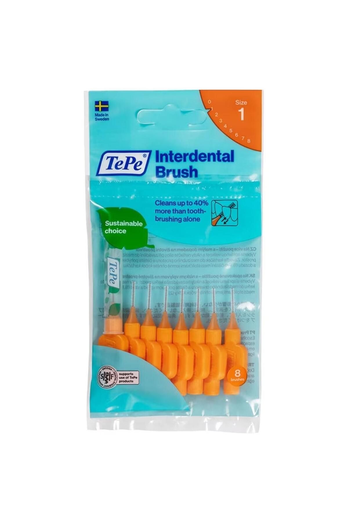 TePe Interdental Brush Arayüz Fırçası Turuncu 0.45 Mm 8 Li