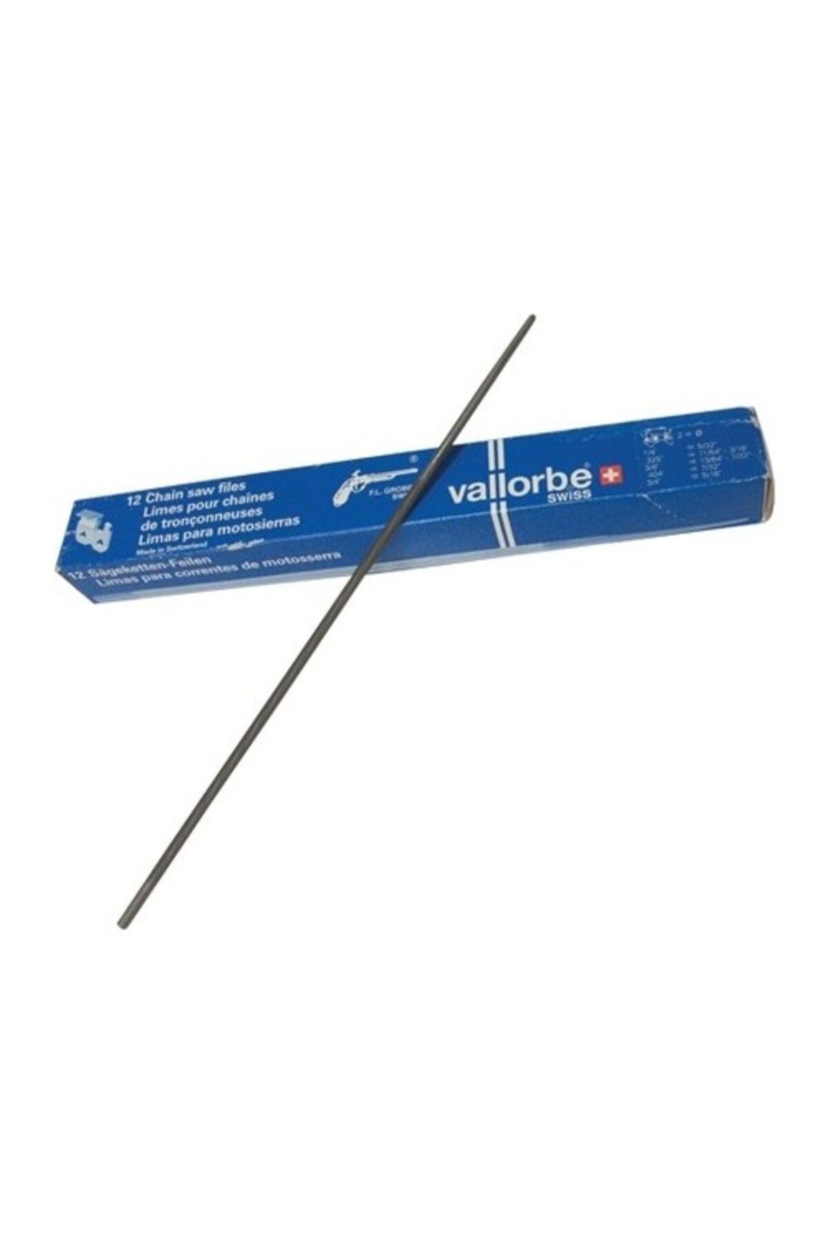 VALLORBE 5/32 Zincir Bileme Eğesi 4mm