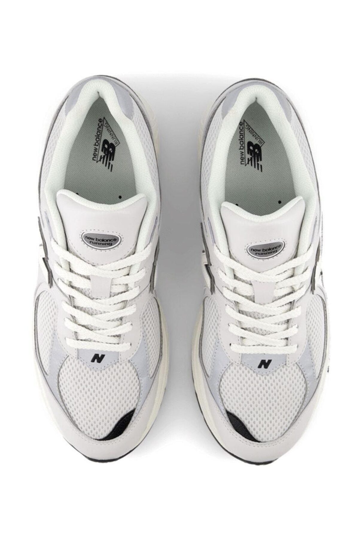کفش اسنیکر نیو بالانس زنانه چرم خاکستری بیسیک راسته      اسپرت | New Balance M2002 VN - تصویر 2