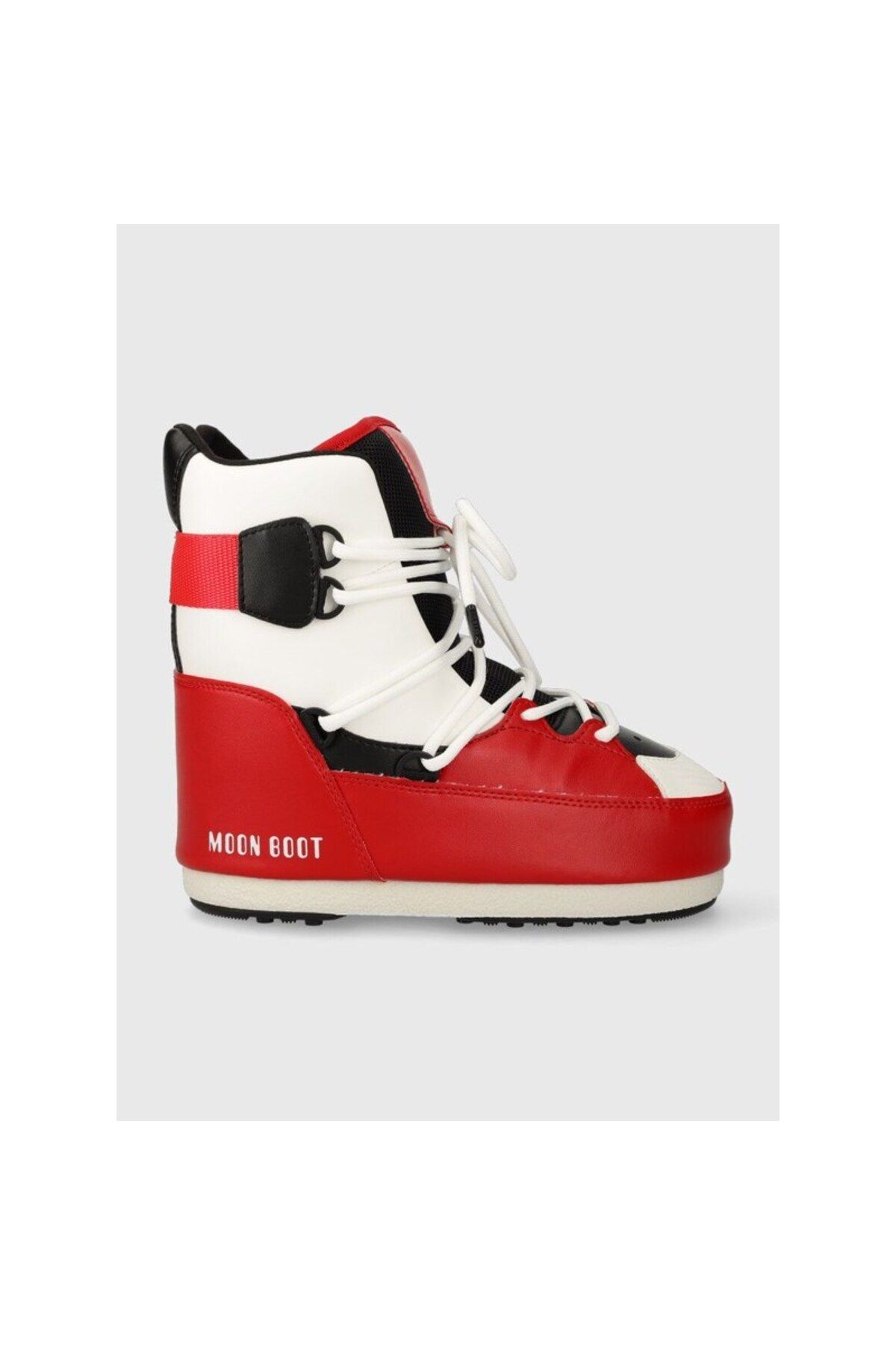 MOON BOOT 14028200-004 Sneaker Mid Biały / Czerwony / Czarny Mężczyzna - 45–46