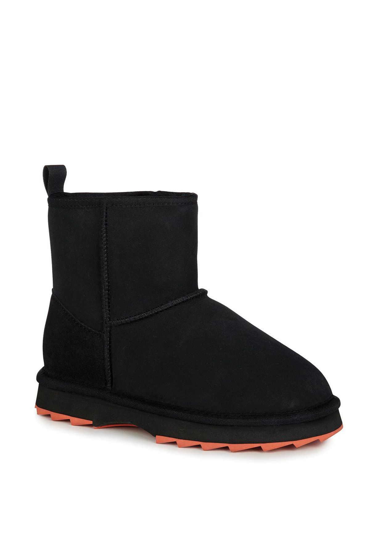 EMU Australia-Schwarze Damenstiefel SHARKY MINI aus Leder 1