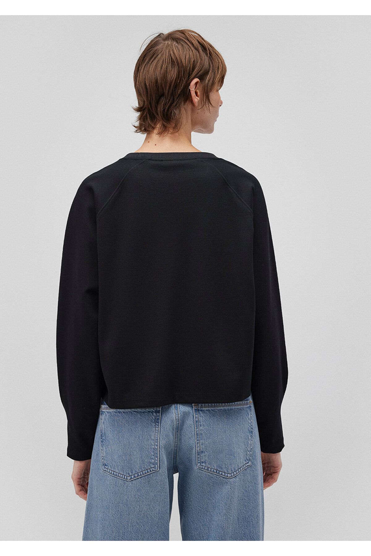 Mavi-Black Crew Neck Sweatshirt - 1S10150-900 4