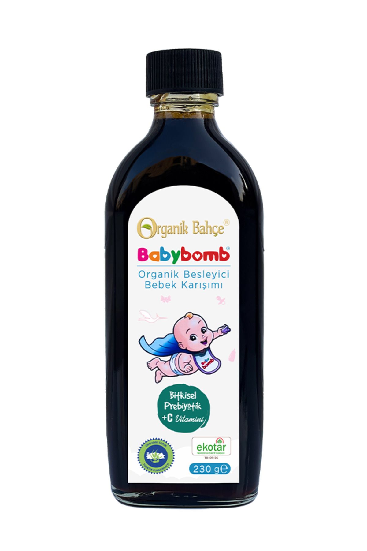 Organik Bahçe Babybomb Organik Besleyici Bebek Şurubu