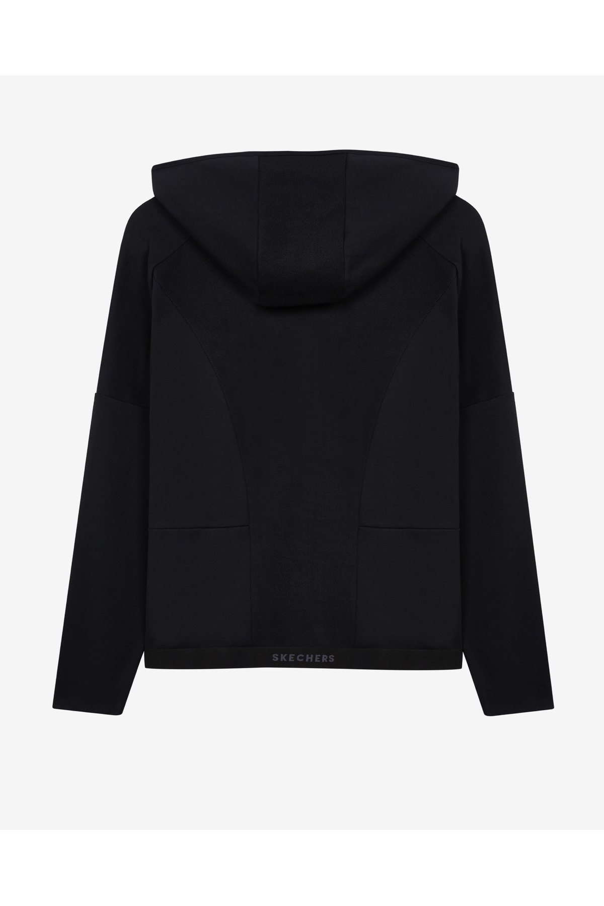SKECHERS W 2XI-Lock Full Zip Hoodie Sweatshirt Kadın Siyah Fermuarlı Eşofman Üstü S232209-001 görsel 8