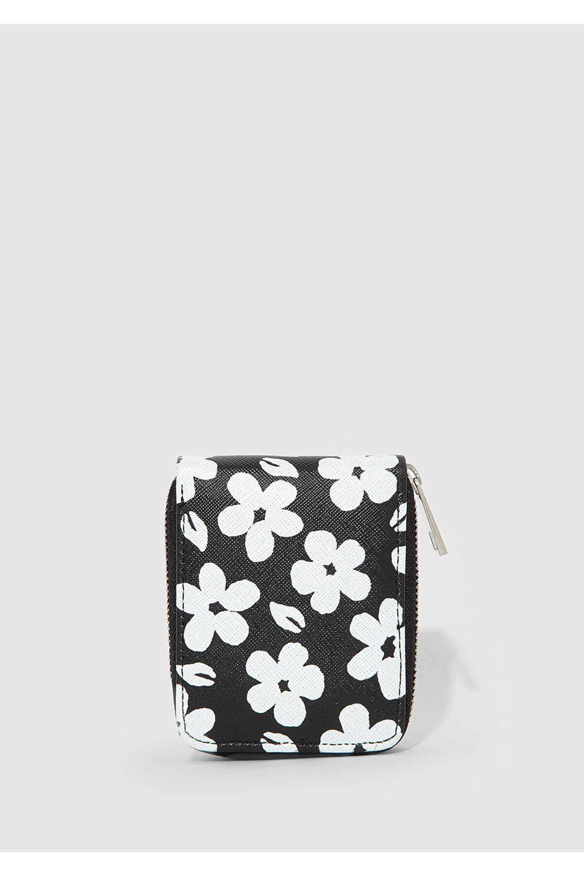 Mavi-Black Floral Printed Wallet - 1912835 -900 2