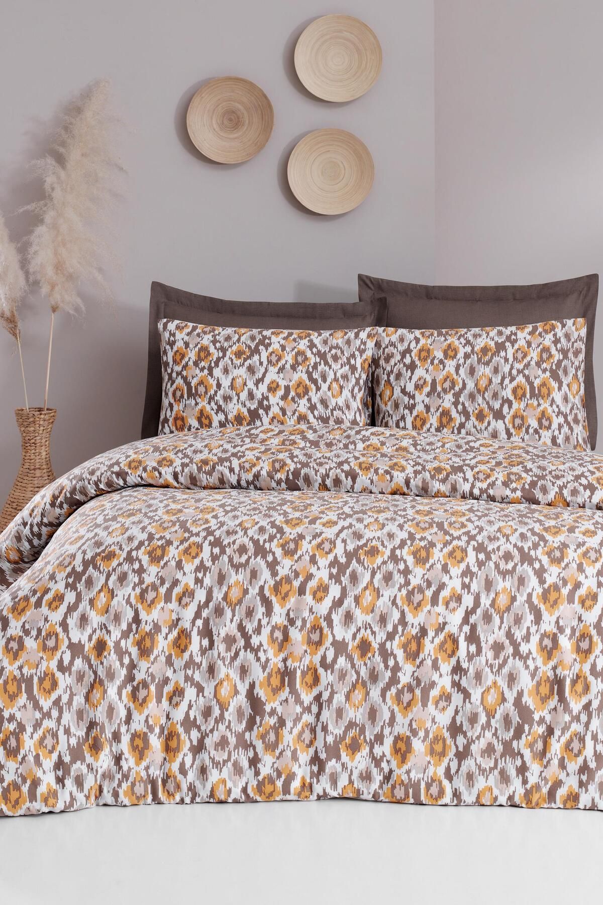 Altınbaşak-Indus Wood Double Duvet Cover Set - Luxart 2