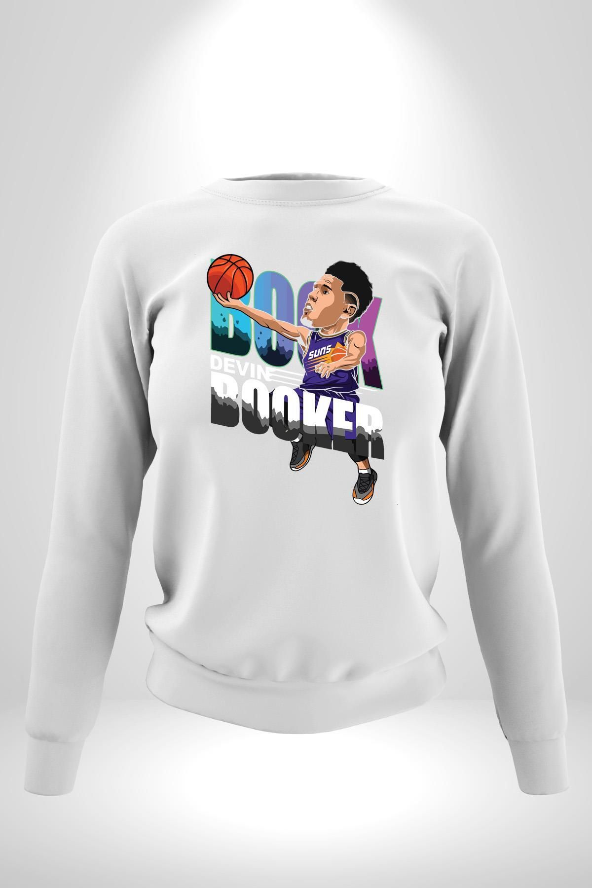 Angemiel-Devin Booker Phonex Basketball Women Men White Sweatshirt 5