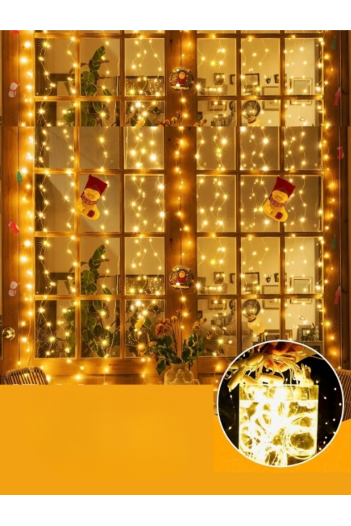 nextbuy Perde Led Işık Tül-Fon Perde Süsleme Uzaktan Kumandalı 8 Mod ...