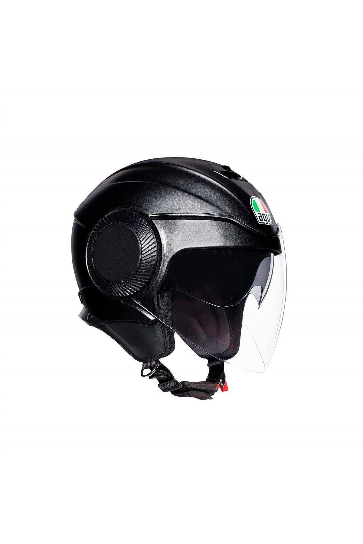 AGV-Orbyt Solid Matt Black Helmet 2