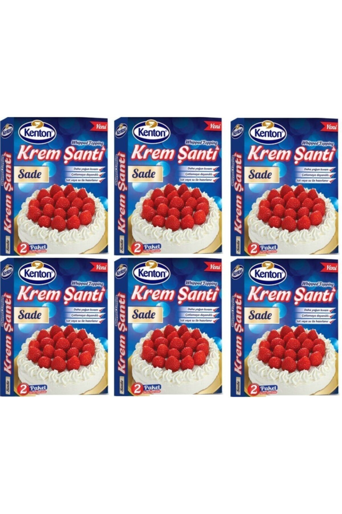 Kenton Krem Şanti Sade 150 Gr X 6 Adet