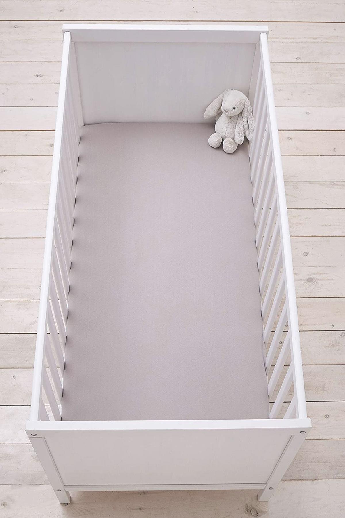 Genel Markalar 2 Adet Pamuklu ve Lastikli 60 x 120 x 15 cm Penye Bebek Çarşaf fotoğrafı 4 (önizleme)