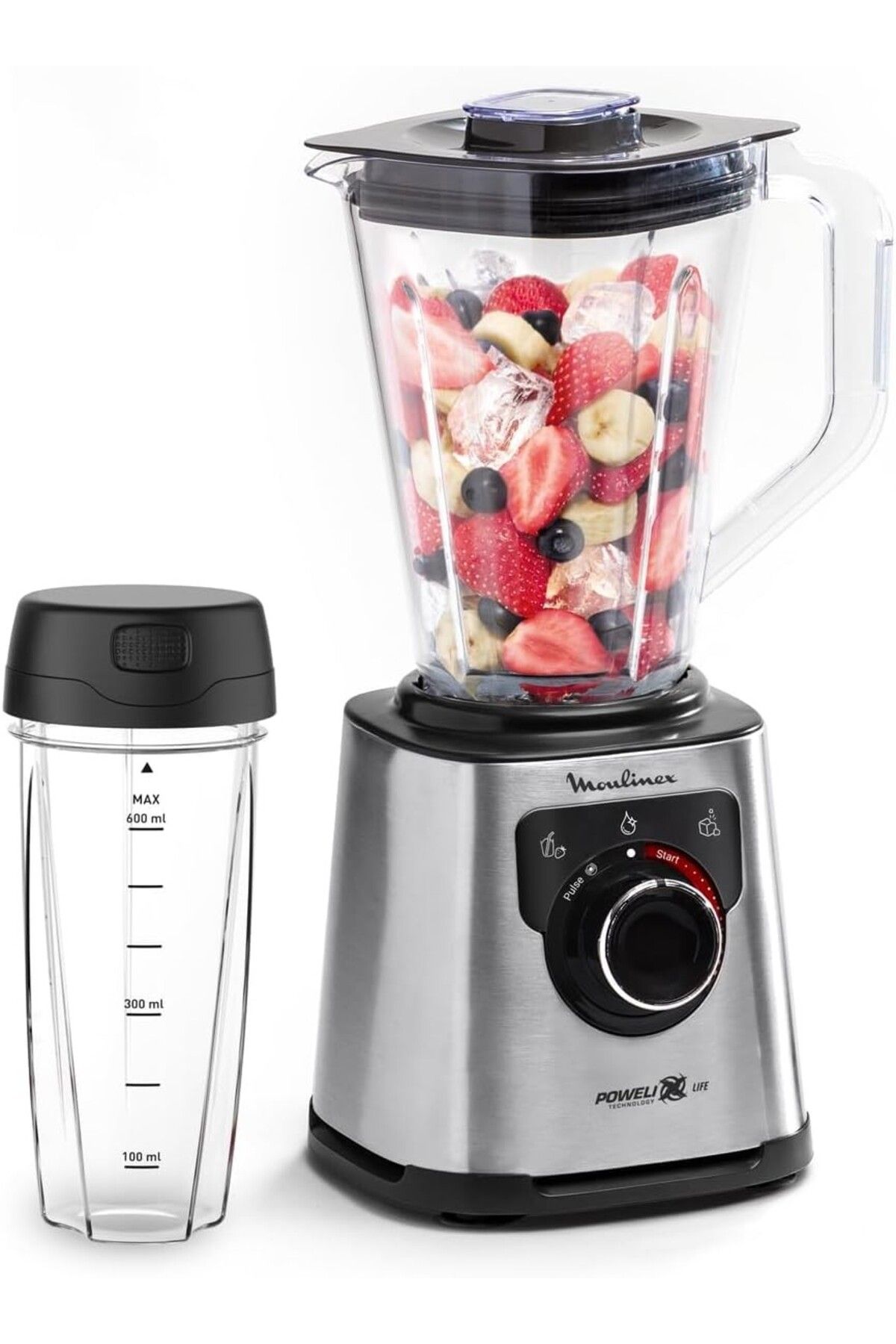 Moulinex PerfectMix Blender, Yüksek Hızlı 2 L Smoothie Makinesi, 1200 W