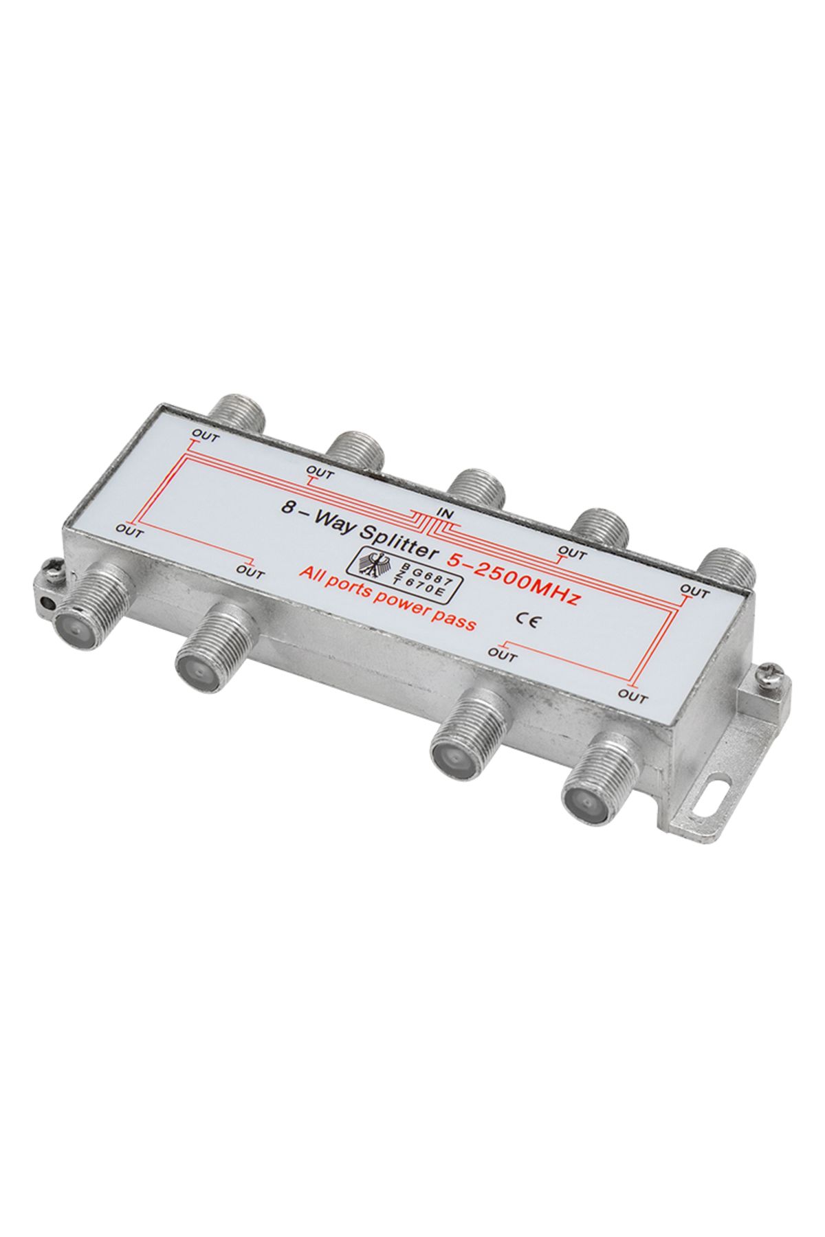 Light up 1/8 SPLITTER 5-2500 MHZ MAG