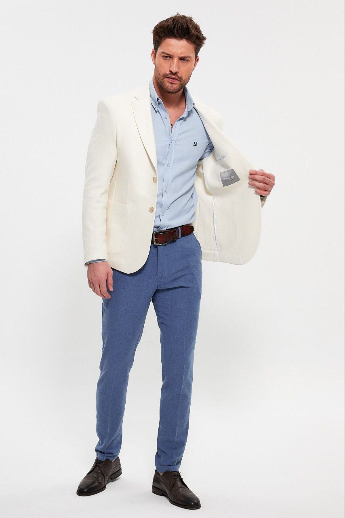 Savira-Slimfit jachetă sport pentru bărbați mono guler drop 6 țesătură tricotată 2