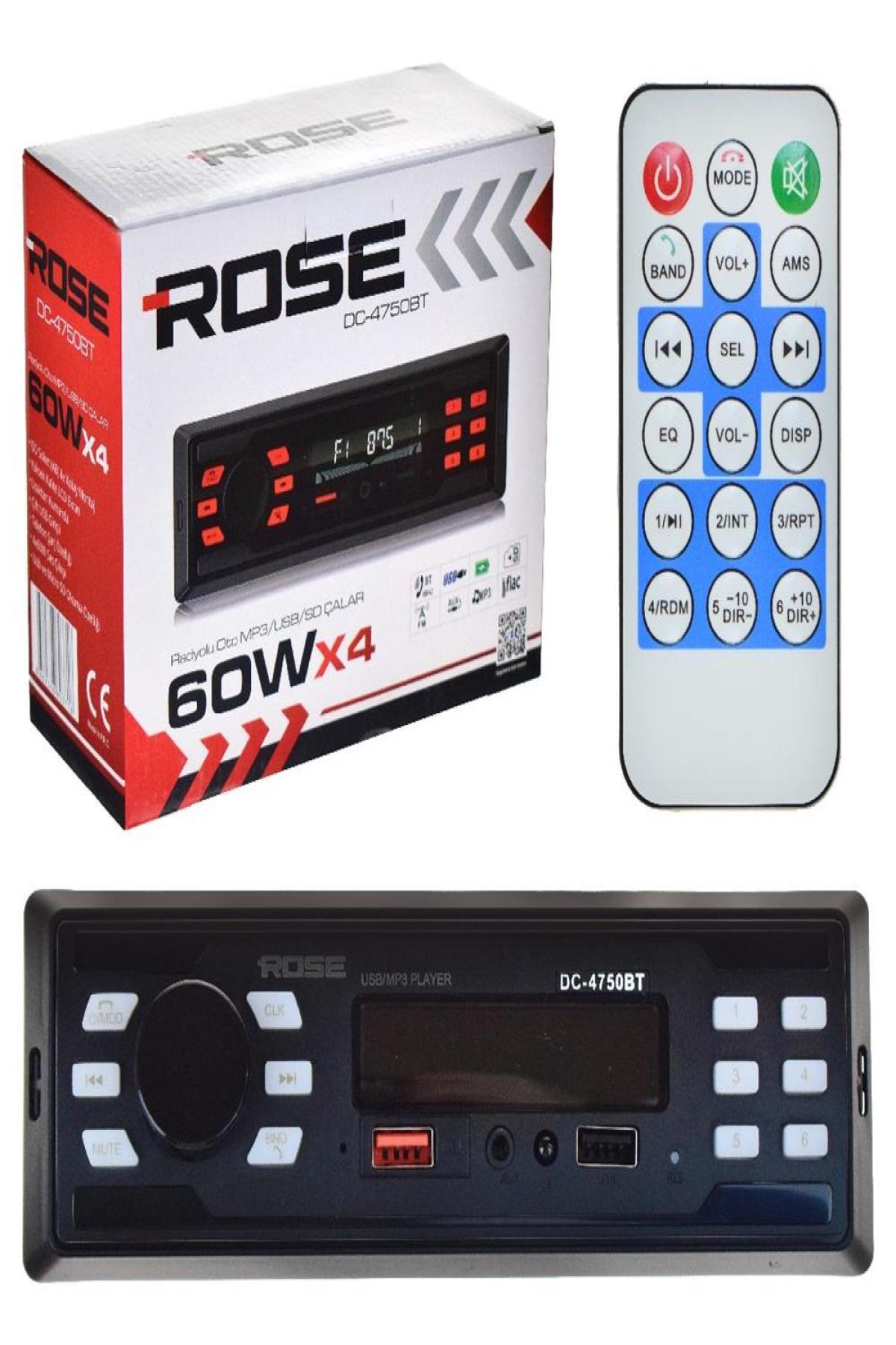 MR RZN STORE Rose Dc 4750bt Uyumlu Oto Teyp - Fiyatı, Yorumları