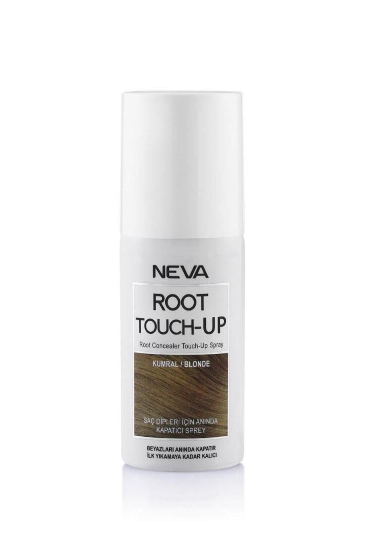 رنگ مو نارنجی مردانه و زنانه Root Touch Up Neva Spray 75 میل Kumral 2 قطعه Root Touch-Up