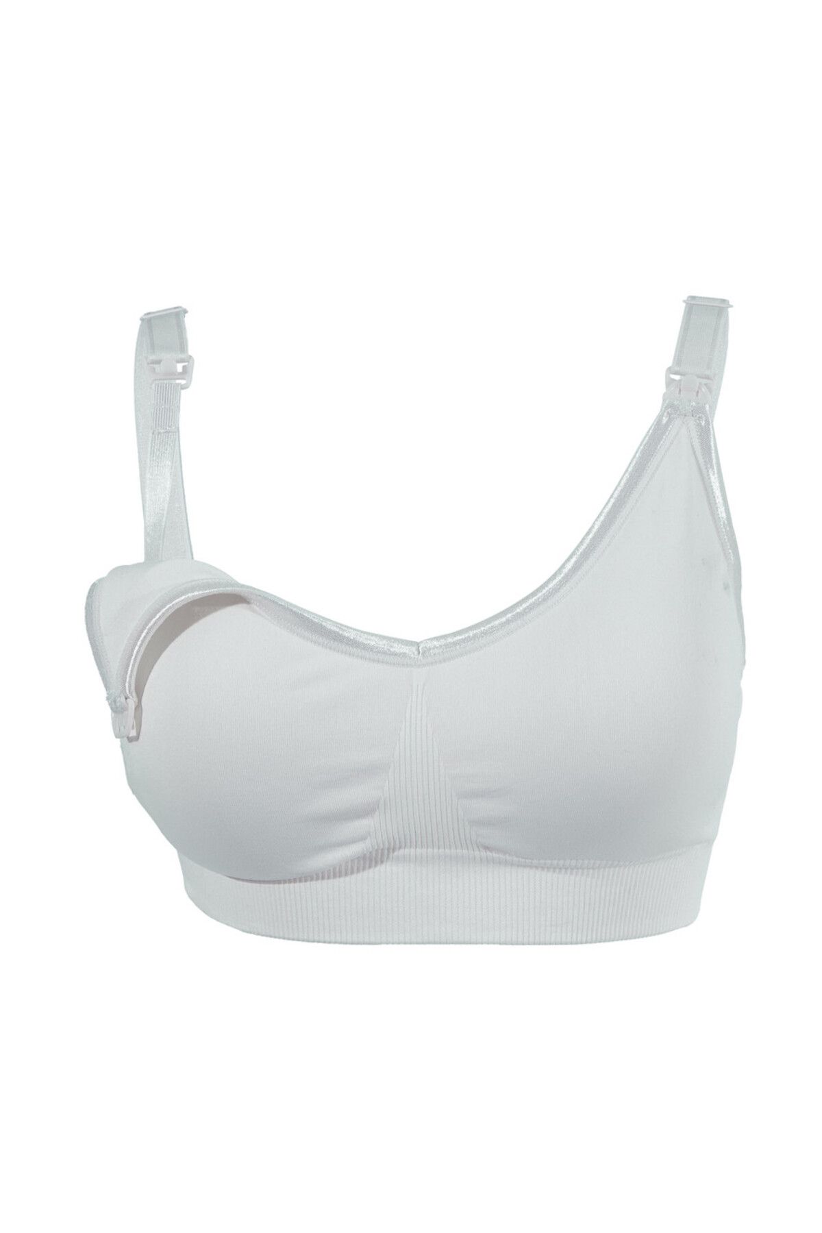 OKUS-Okus - Original Full Cup Maternity & Nursing Bra - Light Grey - Small 4