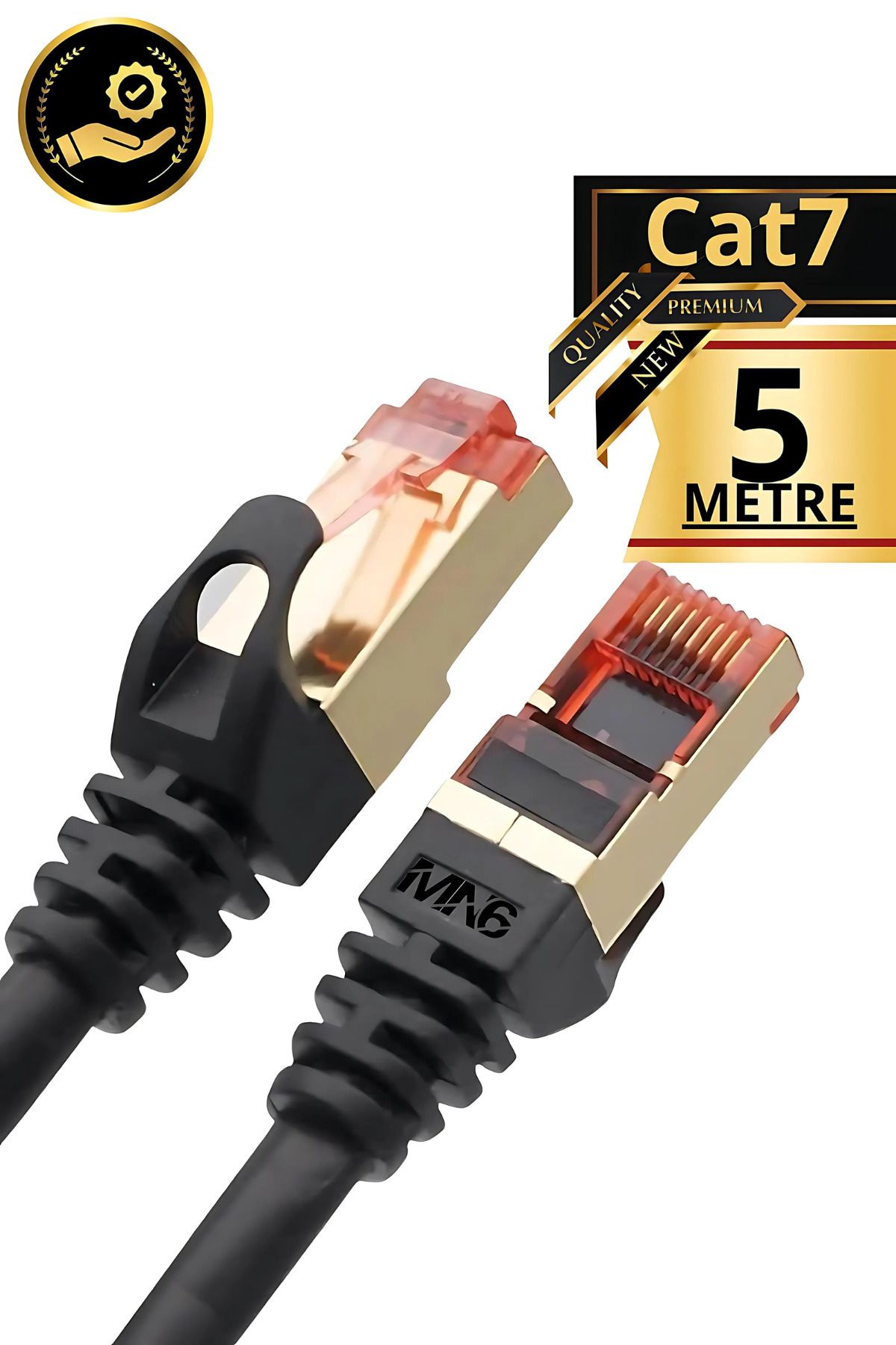 MN6 cat 7 kablo /5 Metre/10Gbps-600 Mhz-10000Mbps%27e kadar./ Ethernet Kablosu