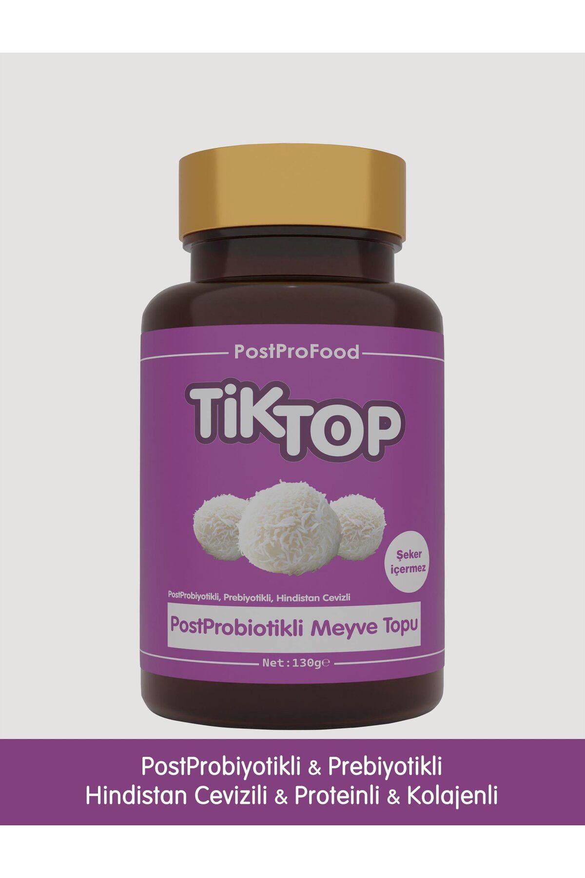 Postprofood PostProbiotik Hindistan Cevizli Meyve Topu