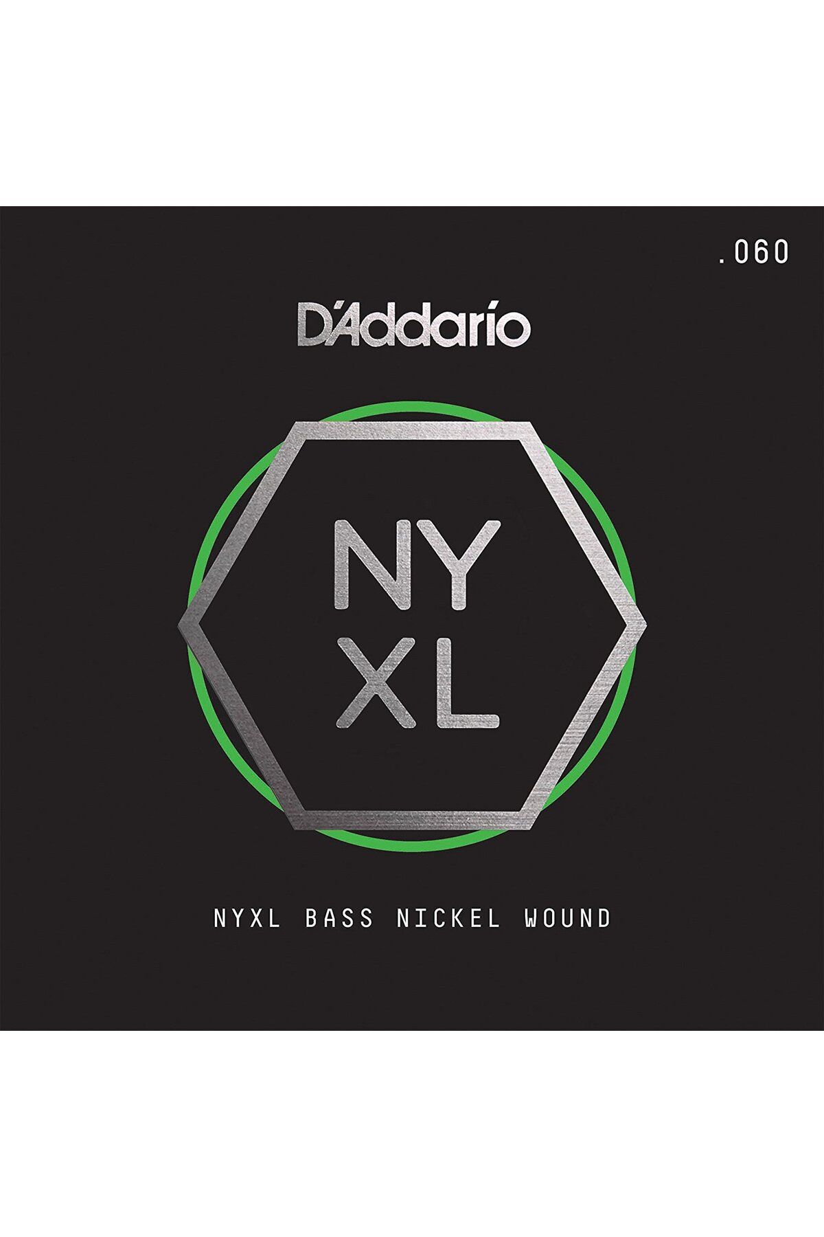 Genel Markalar D'Addario Nyxlb060 Bas Tek Tel, Nyxl Serisi, Nikel Sarim, .060 Gauge,
