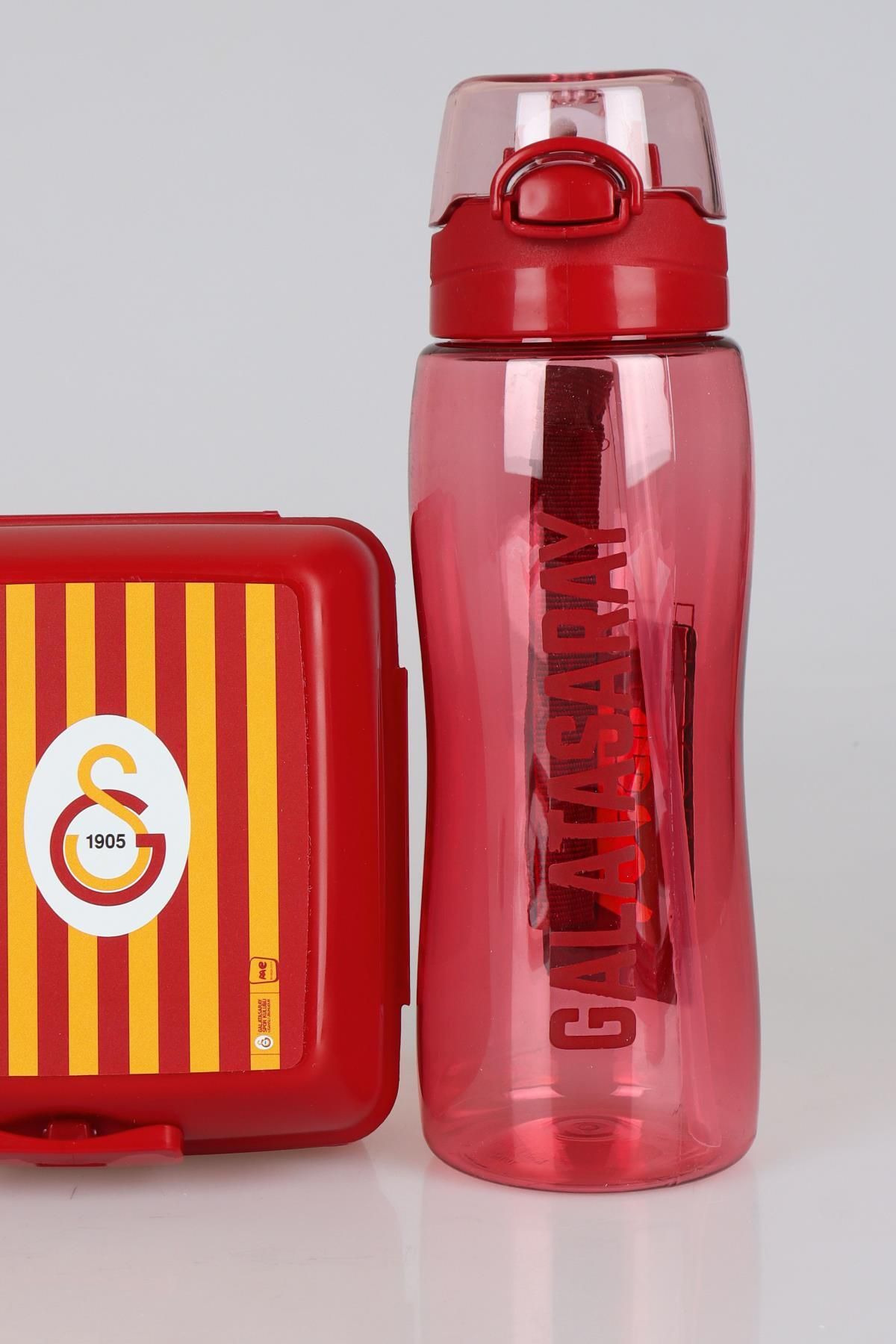 Galatasaray-New Season Licensed Galatasaray 700 ml Bottle and 2 Layer Nutrition Bottle / Lunch Box Set 3