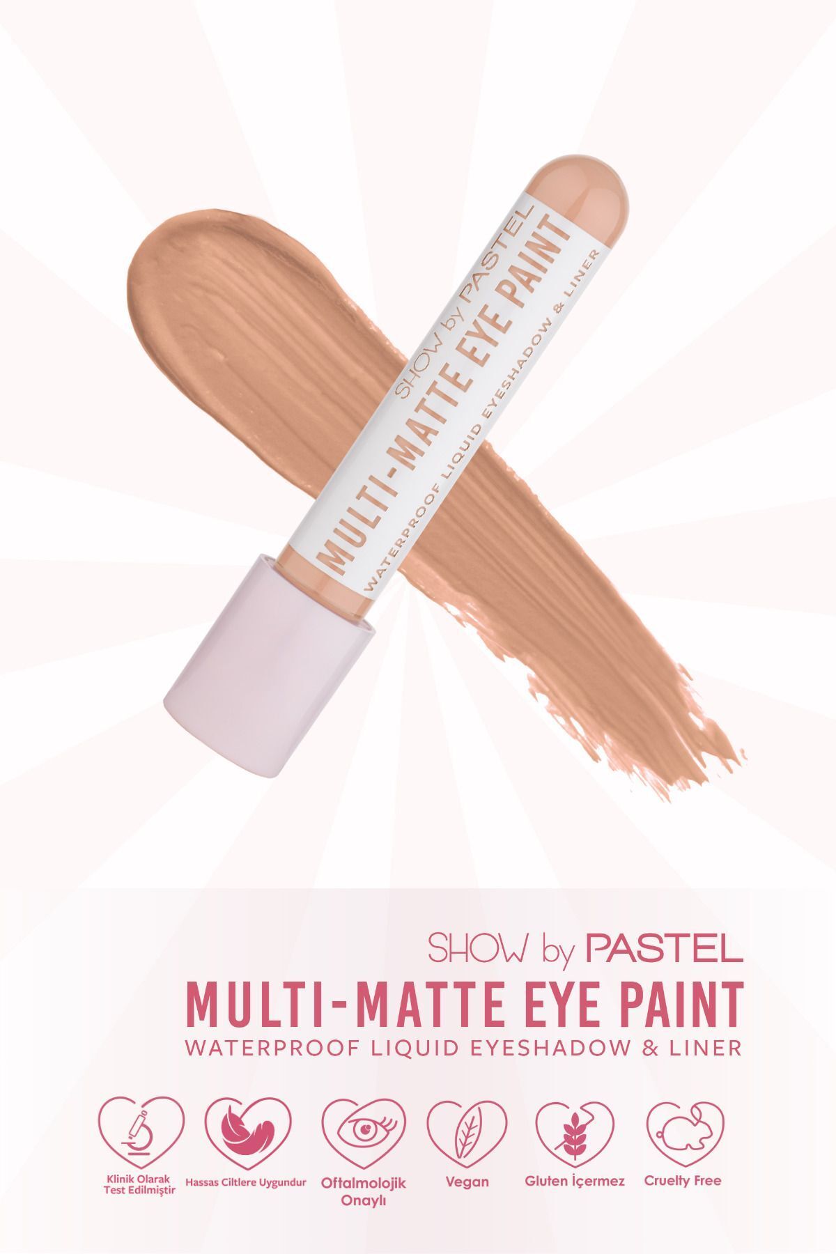 Show by Pastel-Multi Matte Waterproof 82 Vibing Eyeliner and Liquid Headlamp 7