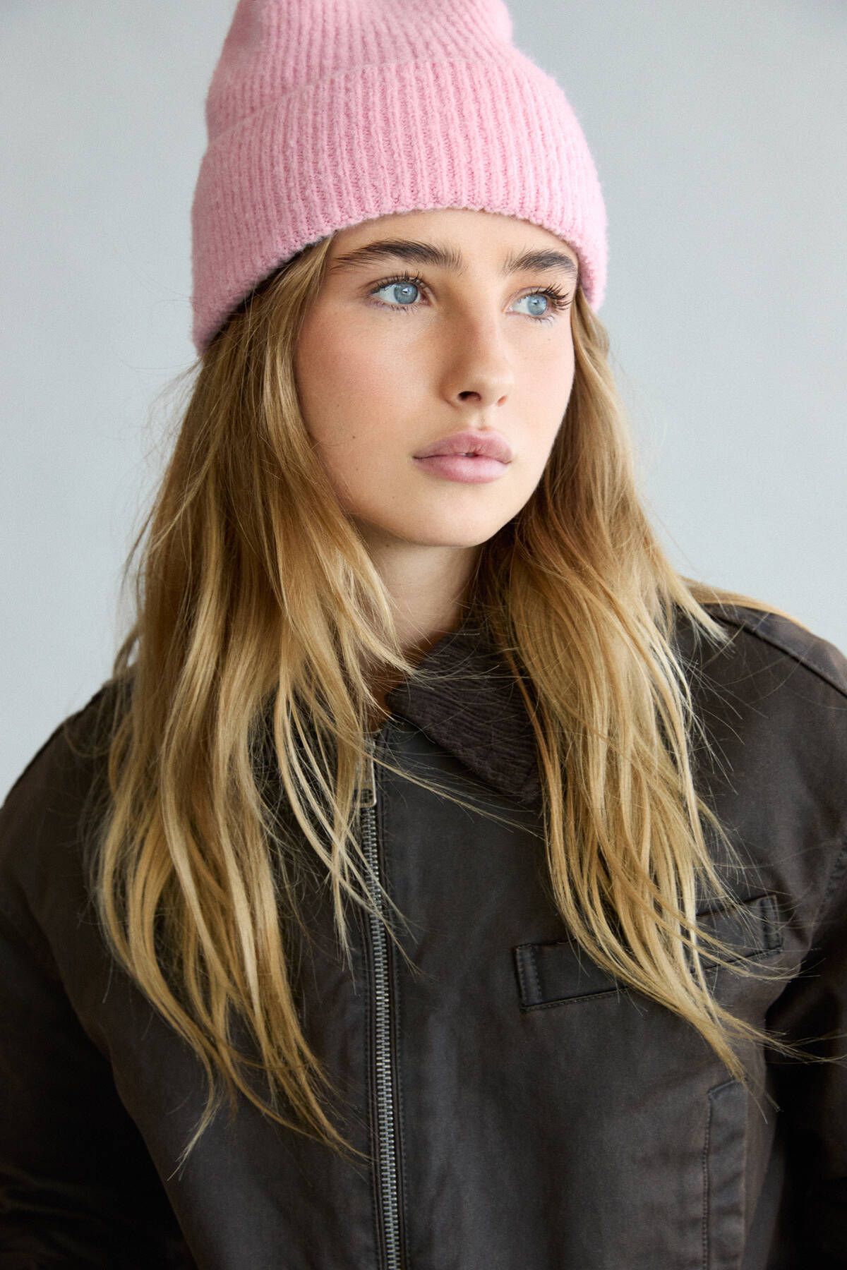 Pull & Bear-Ribbed Beret 1