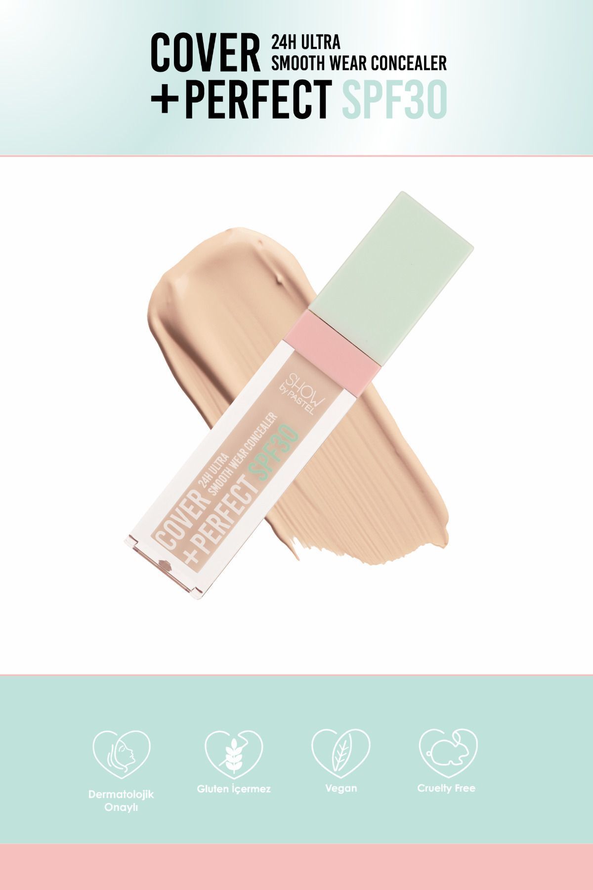 Show by Pastel-Cover Perfect 30 Factor Ultra Concealer 305 Sand 7